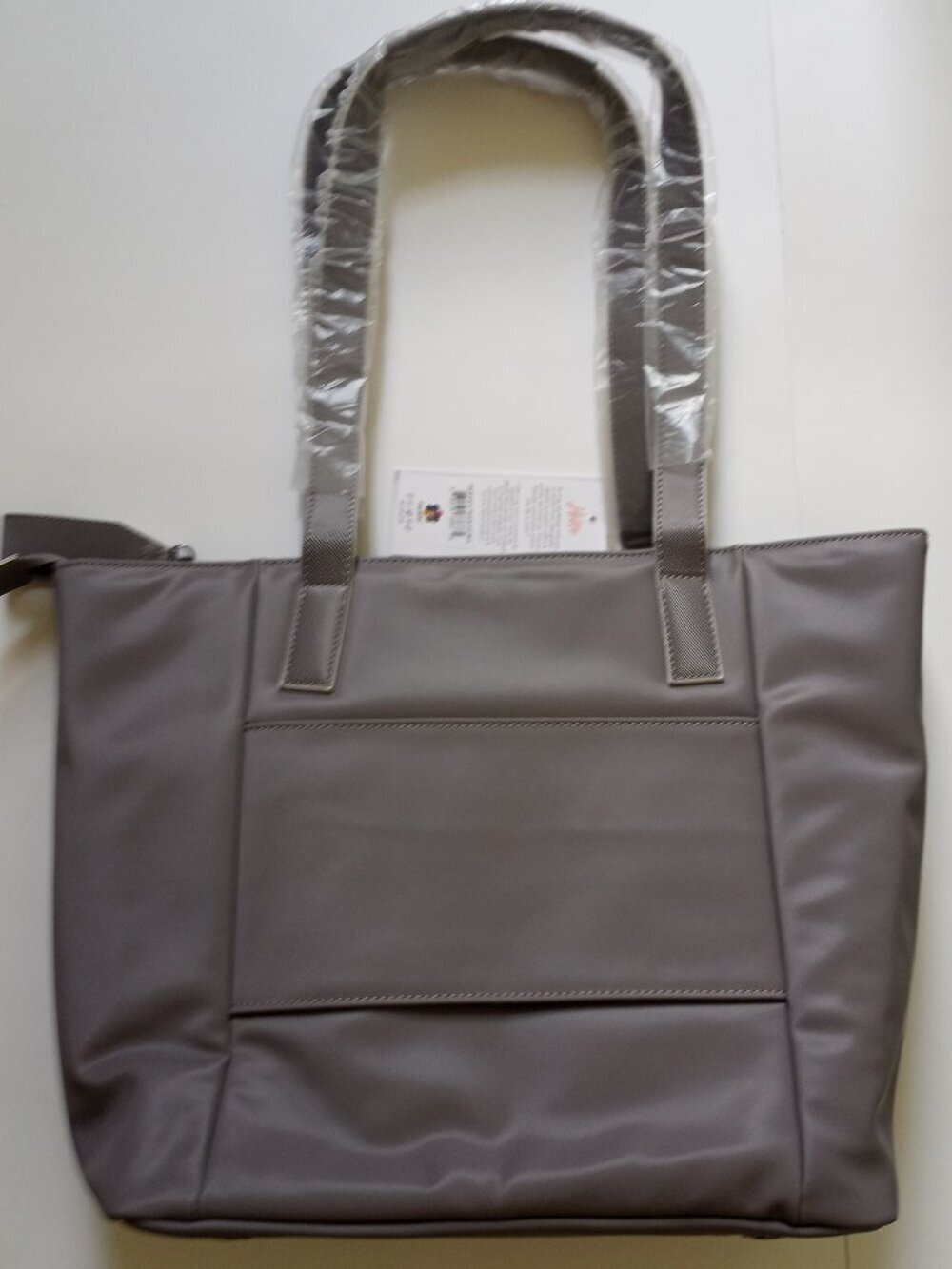 LUG Paddock Satin Luxe VL (Vegan Leather) Tote / Shoulder Bag - Pearl (G… - Picture 7 of 16